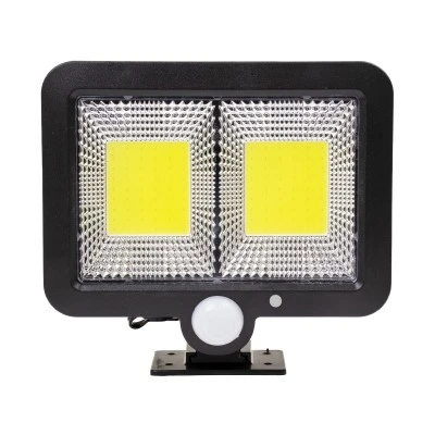 Αυτόνομος ηλιακός προβολέας LED 108 2 x COB 25W 1400lm με φωτοβολταϊκό πάνελ αισθητήρα ημέρας-νύχτας και κίνησης 6000K ψυχρό λευκό φως αδιάβροχος IP65 Αυτόνομος ηλιακός προβολέας LED 108 2 x COB 25W 1400lm με φωτοβολταϊκό πάνελ αισθητήρα ημέρας-νύχτας και κίνησης 6000K ψυχρό λευκό φως αδιάβροχος IP65
