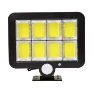 Ηλιακός προβολέας LED 40W 2000lm αδιάβροχος IP65 με ενσωματωμένη μπαταρία 2400mAh αισθητήρα ημέρας-νύχτας και κίνησης σε ψυχρό λευκό φως 6000K