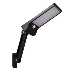 Ηλιακό φωτιστικό τοίχου LED 4.5W φως CCT 550lm με μπαταρία Li-ion 2200mAh, φωτοβολταϊκό πάνελ με ρυθμιζόμενη βάση στήριξης & αισθητήρα ημέρας-νύχτας-κίνησης IP56