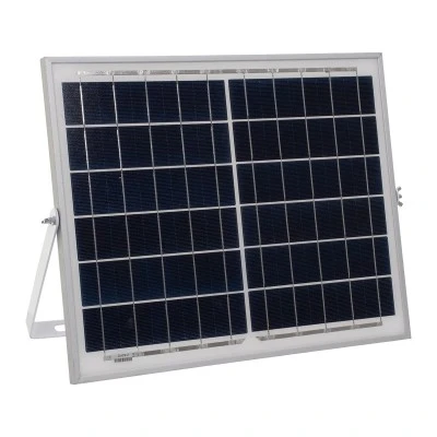 Αυτόνομος ηλιακός προβολέας LED SMD 40W ψυχρό φως 6000K 3200lm με μπαταρία 5000mAh, φωτοβολταϊκό πάνελ με αισθητήρα ημέρας-νύχτας IP66