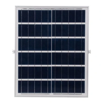 Αυτόνομος ηλιακός προβολέας LED SMD 60W ψυχρό φως 6000K 4800lm με μπαταρία 10000mAh, φωτοβολταϊκό πάνελ με αισθητήρα ημέρας-νύχτας IP66