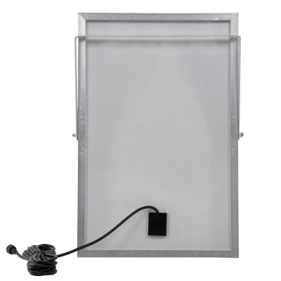 Αυτόνομος ηλιακός προβολέας LED SMD 100W ψυχρό φως 6000K 8000lm με μπαταρία 15000mAh, φωτοβολταϊκό πάνελ με αισθητήρα ημέρας-νύχτας IP66