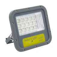 Αυτόνομος ηλιακός προβολέας LED 150W 15000lm ψυχρό φως με μπαταρία 15000mAh & φωτοβολταϊκό πάνελ με αισθητήρα ημέρας-νύχτας  IP66