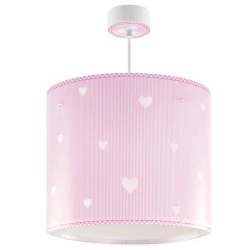 Παιδικό φωτιστικό οροφής Ε27Χ1 Sweet Dreams Pink ροζ με κιτ ανάρτησης & διάχυση φωτός