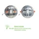Led panel λευκό στρογγυλό χωνευτό 15W 4000k ενδιάμεσο με ρυθμιζόμενη διάμετρο εγκατάστασης Ø50-150m Led panel λευκό στρογγυλό χωνευτό 15W 4000k ενδιάμεσο με ρυθμιζόμενη διάμετρο εγκατάστασης Ø50-150m