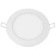 Led slim panel λευκό στρογγυλό χωνευτό 12W 230V ενδιάμεσο λευκό φως 4000k δέσμης 120° 950lm Led slim panel λευκό στρογγυλό χωνευτό 12W 230V ενδιάμεσο λευκό φως 4000k δέσμης 120° 950lm