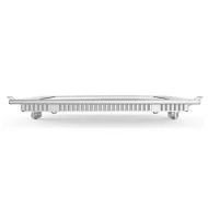 Led slim panel νίκελ ματ τετράγωνο χωνευτό 18W 230V ενδιάμεσο φως 4000k δέσμης 120° 1460lm