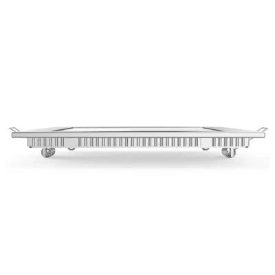 Led slim panel νίκελ ματ τετράγωνο χωνευτό 12W 230V ενδιάμεσο φως 4000k δέσμης 120° 950lm Led slim panel νίκελ ματ τετράγωνο χωνευτό 12W 230V ενδιάμεσο φως 4000k δέσμης 120° 950lm