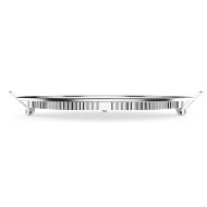 Led slim panel νίκελ ματ στρογγυλό χωνευτό 18W 230V ενδιάμεσο φως 4000k δέσμης 120° 1460lm