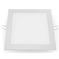 Led slim panel λευκό τετράγωνο χωνευτό 18W 230V ψυχρό φως 6500k δέσμης 120° 1510lm