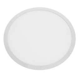 Led slim panel ντιμαριζόμενο λευκό στρογγυλό χωνευτό 48W ψυχρό λευκό φως 6500k δέσμης 120°