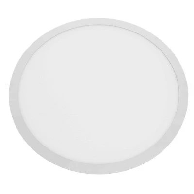 Led slim panel ντιμαριζόμενο λευκό στρογγυλό χωνευτό 48W ψυχρό λευκό φως 6500k δέσμης 120°