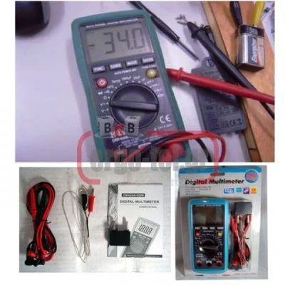 Ψηφιακό πολύμετρο ΕΜ420Β με οθόνη LCD - λειτουργία συγκράτησης δεδομένων & δυνατότητα πίσω φωτισμού