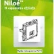 Πρίζα τηλεφώνου RJ11 λευκή Legrand Niloe