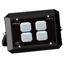 Προβολέας led SMD super slim 200W 230V 3000k θερμό λευκό φως 22000lm στεγανός IP66