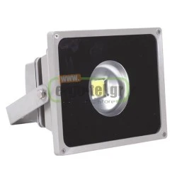 Σετ ανταλλακτικό (Γυαλί-Καθρέπτης) με led ισχύος 50W δέσμης 45° για προβολέα αλουμινίου