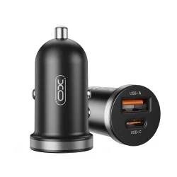 XO-CC56 φορτιστής αυτοκινήτου 30W με 2 εξόδους USB Type A και USB Type C