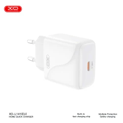 Τροφοδοτικό-ταχυφορτιστής XO-L141 PD 20W με θύρα USB-C