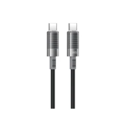 Καλώδιο σιλικόνης Type C XO-NB-Q282B 60W για φόρτιση και μεταφορά δεδομένων 1m μαύρο