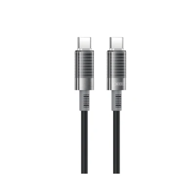 Καλώδιο σιλικόνης Type C XO-NB-Q282B 60W για φόρτιση και μεταφορά δεδομένων 1m μαύρο Καλώδιο σιλικόνης Type C XO-NB-Q282B 60W για φόρτιση και μεταφορά δεδομένων 1m μαύρο