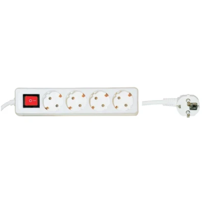 Πολύπριζο HT-GBK04 4 θέσεων με διακόπτη και καλώδιο 1.5m 3x1.5mm Πολύπριζο HT-GBK04 4 θέσεων με διακόπτη και καλώδιο 1.5m 3x1.5mm