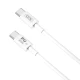 Καλώδιο φόρτισης και δεδομένων XO NB-Q190B USB-C σε USB-C 60W 2m λευκό Καλώδιο φόρτισης και δεδομένων XO NB-Q190B USB-C σε USB-C 60W 2m λευκό