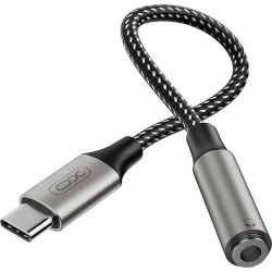 Adaptor ήχου NB-257C Type C αρσενικό σε 3,5mm Jack stereo θηλυκό με καλώδιο