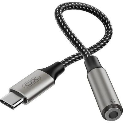 Adaptor ήχου NB-257C Type C αρσενικό σε 3,5mm Jack stereo θηλυκό με καλώδιο