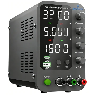 Switching εργαστηριακό τροφοδοτικό SPS-3005V 0-30V DC 0-5A με ψηφιακές ενδείξεις και εξόδους USB-A/USB-C Switching εργαστηριακό τροφοδοτικό SPS-3005V 0-30V DC 0-5A με ψηφιακές ενδείξεις και εξόδους USB-A/USB-C