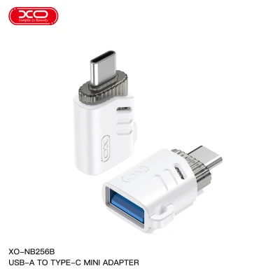 Αντάπτορας USB-A F σε USB Type-C M XO-NB256B με λειτουργία OTG & μεταφορά δεδομένων