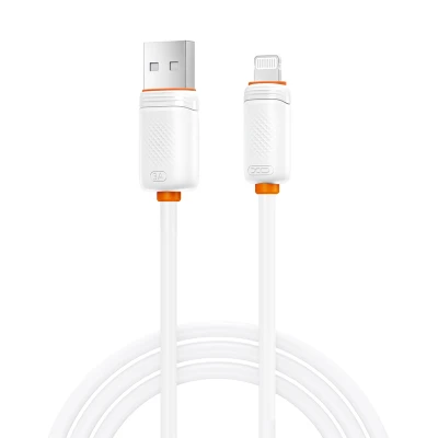 Καλώδιο Lightning 1m M/USB-A REBEL σε λευκό χρώμα με λειτουργία φόρτισης & μεταφοράς δεδομένων Καλώδιο Lightning 1m M/USB-A REBEL σε λευκό χρώμα με λειτουργία φόρτισης & μεταφοράς δεδομένων