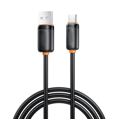 Καλώδιο USB-A σε USB Type-C 1m XO NB302 σε μαύρο χρώμα με λειτουργία ταχείας φόρτισης & μεταφορά δεδομένων Καλώδιο USB-A σε USB Type-C 1m XO NB302 σε μαύρο χρώμα με λειτουργία ταχείας φόρτισης & μεταφορά δεδομένων