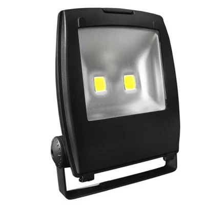 Προβολέας με 2 led COB 100W 230V πορτοκαλί φως 100° αλουμινίου ανθρακί στεγανός IP65 Προβολέας με 2 led COB 100W 230V πορτοκαλί φως 100° αλουμινίου ανθρακί στεγανός IP65