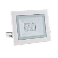 Προβολέας led λευκός 30W 3000k θερμό λευκό φως 230V 2500lm με smd στεγανός IP66
