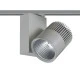 Προβολέας led ράγας 2 καλωδίων γκρι 30W 230V 3000k θερμό λευκό φως 2200lm δέσμης 36°