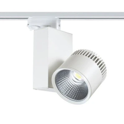 Προβολέας led ράγας 4 καλωδίων λευκός 45W 230V 4000k ενδιάμεσο λευκό φως 3300lm δέσμης 36°