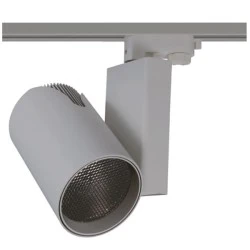 Σποτ ράγας led 4 καλωδίων γκρι 35W 230V 3000k θερμό λευκό φως 2500lm δέσμης 24°