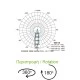 Σποτ ράγας led 4 καλωδίων γκρι 35W 230V 3000k θερμό λευκό φως 2500lm δέσμης 24°