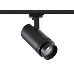 Προβολέας led ράγας 4 καλωδίων μαύρος 40W 230V 4000k ενδιάμεσο λευκό φως ελεγχόμενης δέσμης