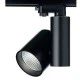 Προβολέας led ράγας 4 καλωδίων RONDE μαύρος 30W 230V 3000k θερμό φως 2800lm δέσμης 38°