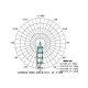Προβολέας led ράγας 4 καλωδίων RONDE λευκός 30W 230V 4000k λευκό φως 2800lm δέσμης 38°