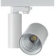 Προβολέας led ράγας 4 καλωδίων RONDE λευκός 30W 230V 4000k λευκό φως 2800lm δέσμης 38°