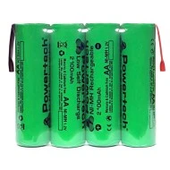 Επαναφορτιζόμενη μπαταρία POWERTECH PT-794 χωρητικότητας 2100mAh AΑ (HR6) 4 τεμαχίων