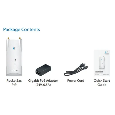 Κεραία Ubiquiti UBNT R5AC-LITE 5GHz Rocket AC Lite τεχνολογίας airMAX εξωτερικής τοποθέτησης