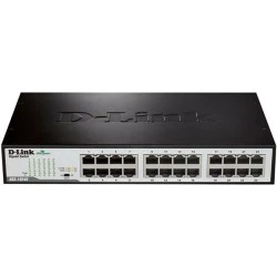 ΜΕΤΑΓΩΓΕΑΣ ΔΙΚΤΥΟΥ RACK MOUNTED SWITCH D-LINK DGS-1024D 24 ΘΥΡΕΣ UNMANAGED DESKTOP GIGABIT ETHERNET