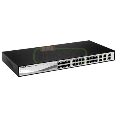 ΜΕΤΑΓΩΓΕΑΣ ΔΙΚΤΥΟΥ RACK MOUNTED SWITCH D-LINK DGS-1210-28 24 GIGABIT RJ-45&4 SFP