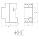 Ρελέ ισχύος ράγας Schrack BZ326461ME 25A 4NO 230VAC 2M διπολικό Ρελέ ισχύος ράγας Schrack BZ326461ME 25A 4NO 230VAC 2M διπολικό