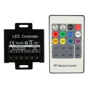 RGB controller με τηλεχειριστήριο 12VDC 240W & 24VDC 480W για ταινίες Led εναλλαγής χρωμάτων