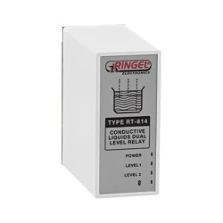 Επιτηρητής στάθμης αγώγιμων υγρών RINGEL RT-814 8pin με τροφοδοσία 230V AC