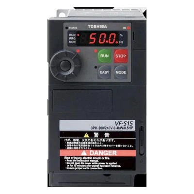 Ρυθμιστής στροφών κινητήρων - inverter 230V 0,75KW 1HP 4,8A TOSHIBA VF-S15S 2007
